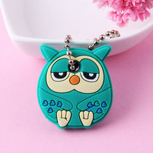Load image into Gallery viewer, Cute Cartoon Keychain Silicone Stitch Protective Key Case Cover for Key Control Dust Cap Holder Gift Women Key Chain