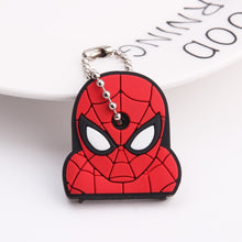 Load image into Gallery viewer, Cute Cartoon Keychain Silicone Stitch Protective Key Case Cover for Key Control Dust Cap Holder Gift Women Key Chain